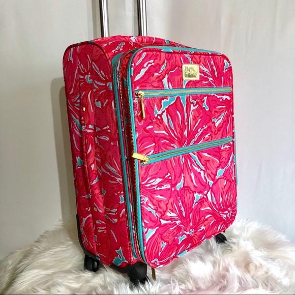 SOLD ❌Lilly Pulitzer Rare rolling carry on l - Picture 2 of 7